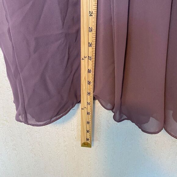 D'Zage Lilac Bridesmaid Dress Size 6 - Picture 10 of 10